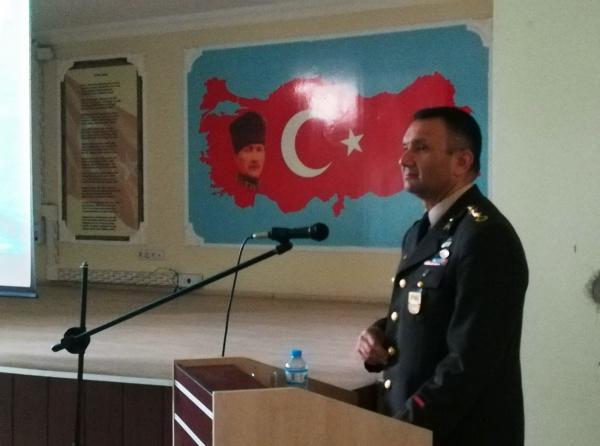 Piyade Albay Erhan Yücel Okulumuzda Şehitlik ve Gazilik Haftası Münasebeti ile İlgili Konferans Verdi